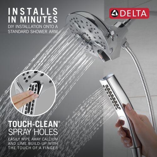Main product image of H2Okinetic In2ition 5-Setting 2-in-1 Shower, 1.75 GPM (Lumicoat Chrome), 58620-PR-PK