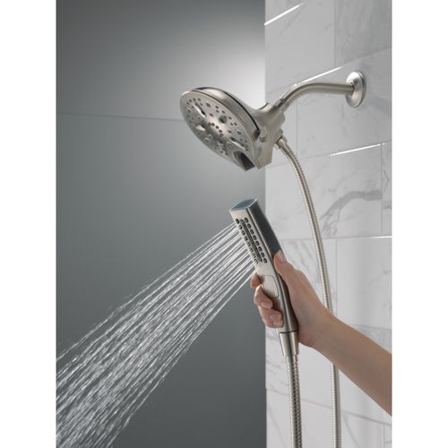 Main product image of H2Okinetic In2ition 5-Setting 2-in-1 Shower, 1.75 GPM (Lumicoat Stainless), 58620-SS-PR-PK