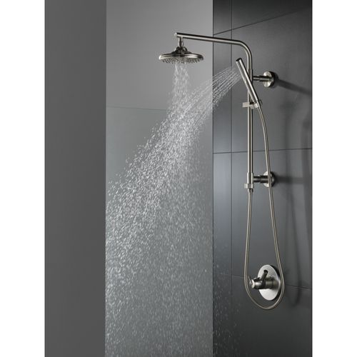 Main product image of Emerge 18" Round Shower Column (Lumicoat Stainless), 58810-SS-PR