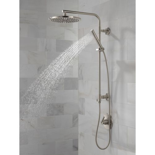 Main product image of Emerge 26" Round Shower Column (Lumicoat Stainless), 58820-SS-PR