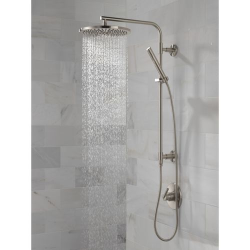 Main product image of Emerge 26" Round Shower Column (Lumicoat Stainless), 58820-SS-PR