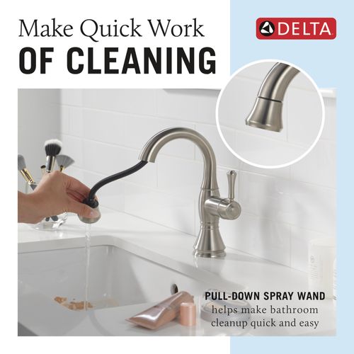 Main product image of Cassidy Single Handle Pull Down Bathroom Faucet, 1.2 GPM (Stainless), 597-SSPD-DST