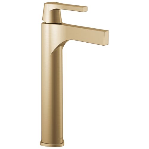 Main product image of Zura Single Handle Vessel Bathroom Faucet, 1.2 GPM (Champagne Bronze), 774-CZ-DST