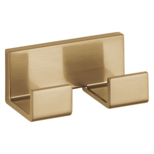 Main product image of Vero Double Robe Hook (Champagne Bronze), 77736-CZ