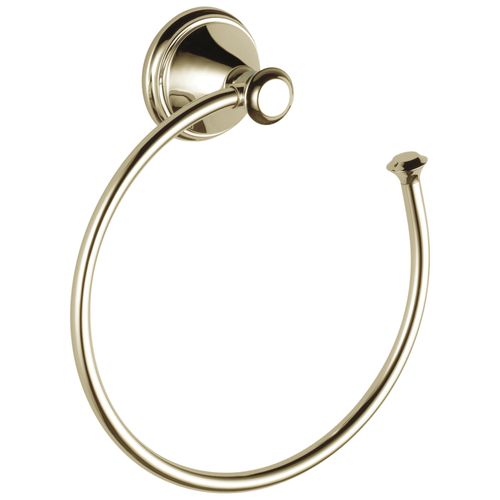 79746PN Delta 79746PN Cassidy Towel Ring (Polished Nickel)