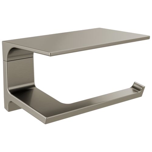 Main product image of Pivotal Toilet Paper Holder w/ Shelf (Stainless), 79956-SS