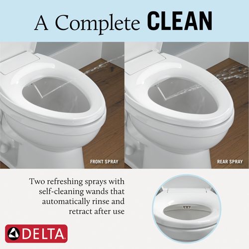 Main product image of Manual Elongated Bidet Seat (White), 833004-WH