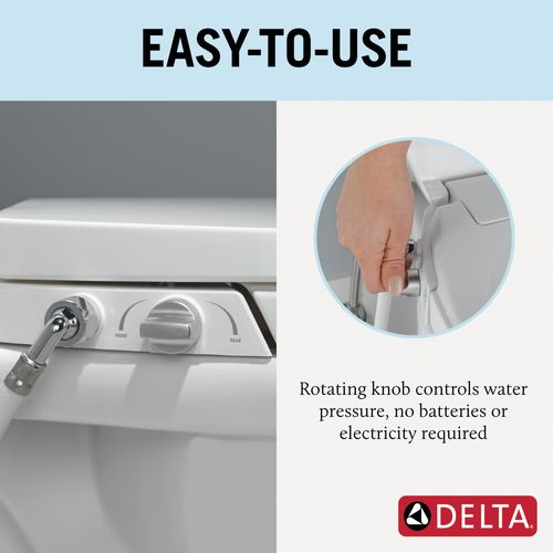 Main product image of Manual Elongated Bidet Seat (White), 833004-WH