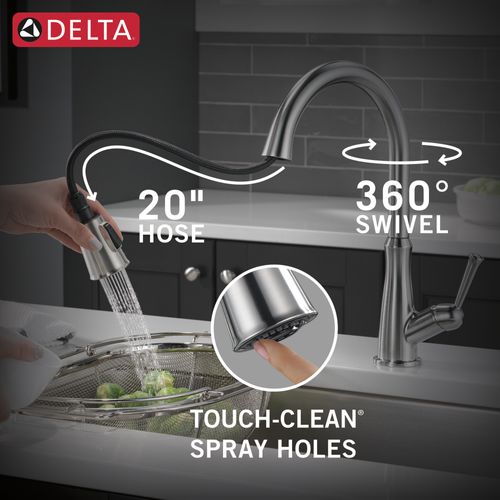 Main product image of Westville Single Handle Pulldown Kitchen Faucet (Arctic Stainless)