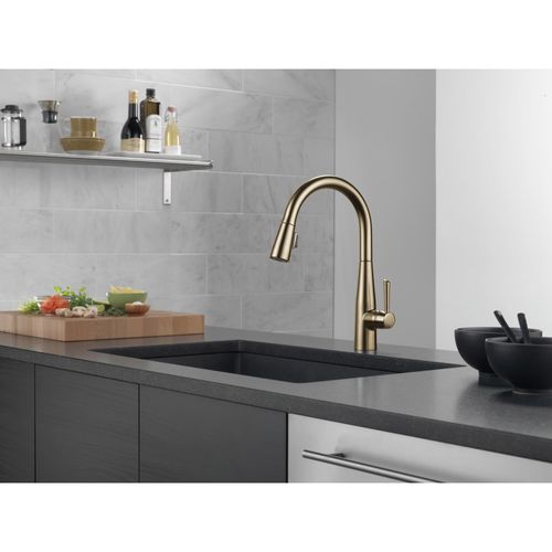 Main product image of Essa Single Handle Pull-Down Kitchen Faucet, 9113-CZ-DST (Champagne Bronze)