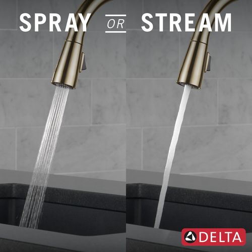 Main product image of Essa Single Handle Pull-Down Kitchen Faucet, 9113-CZ-DST (Champagne Bronze)
