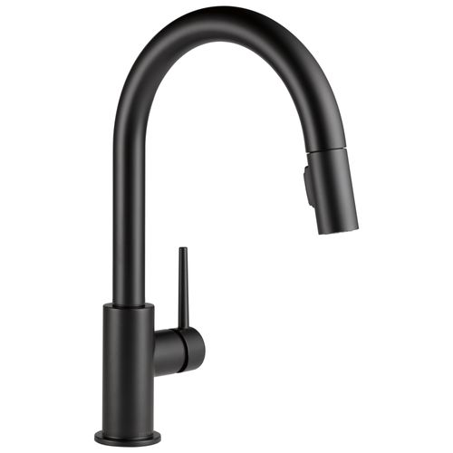 Main product image of Trinsic Single Handle Pulldown Kitchen Limited Swivel (Matte Black), 9159-BLLS-DST