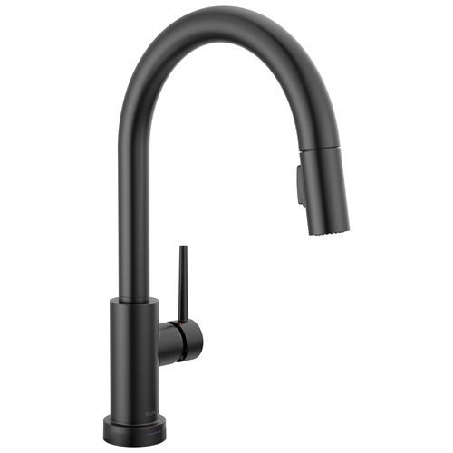 Main product image of Trinsic VoiceIQ Single-Handle Pulldown Kitchen Faucet w/ Touch20 Technology (Matte Black), 9159TV-BL-DST