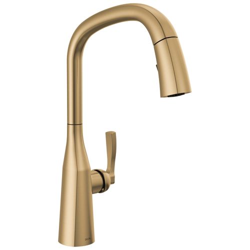 Main product image of Stryke Single Handle Pull Down Kitchen Faucet (Lumicoat Champagne Bronze), 9176-CZ-PR-DST