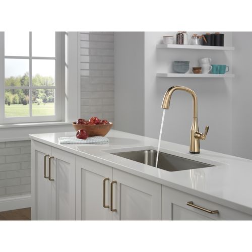Main product image of Stryke Touch2O Pull-Down Kitchen Faucet 1L w/ Voice, 1.8 GPM (Lumicoat Champagne Bronze), 9176TV-CZ-PR-DST