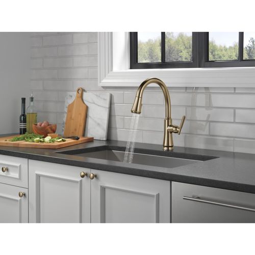 Main product image of Coranto Single Handle Pull Down Kitchen Faucet, 9179-CZ-DST (Champagne Bronze)