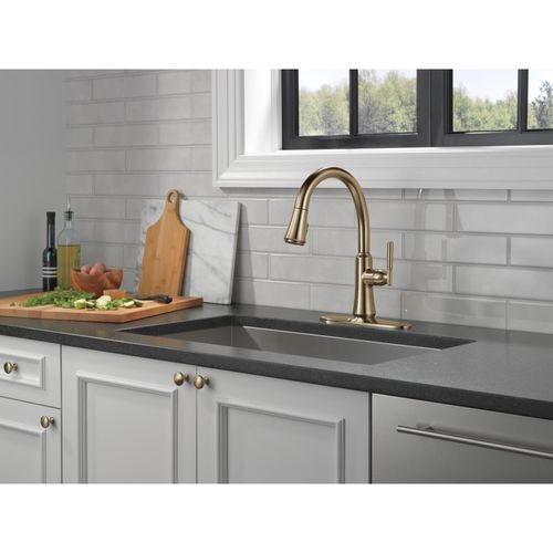 Main product image of Coranto Single Handle Pull Down Kitchen Faucet, 9179-CZ-DST (Champagne Bronze)