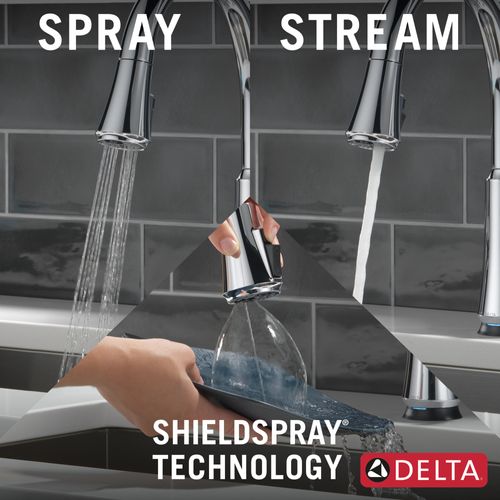 Main product image of Coranto Single Handle Pull Down Kitchen Faucet w/ Touch20 Technology (Chrome), 9179T-DST