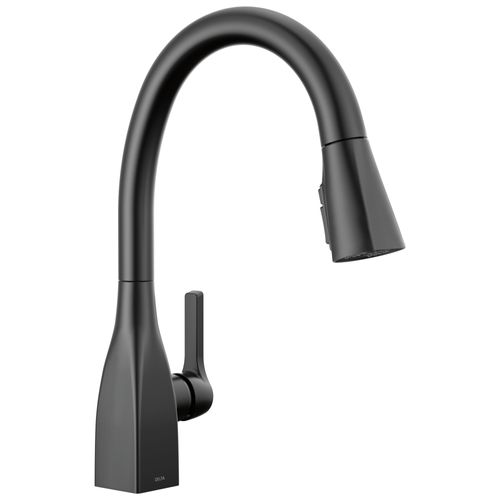 Main product image of Mateo Single Handle Pulldown Kitchen Faucet w/ ShieldSpray Technology (Matte Black)