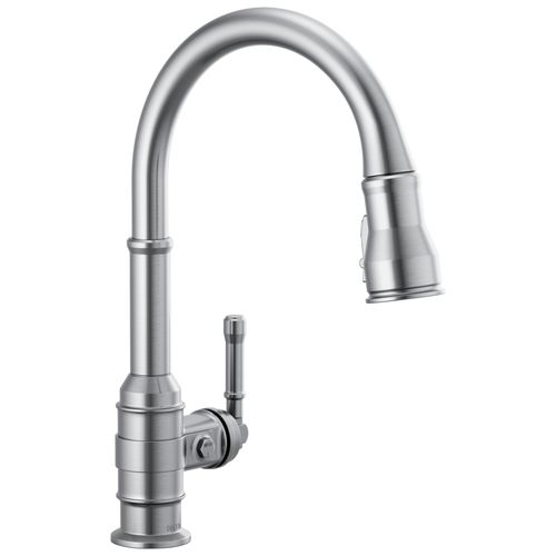 Main product image of Broderick Single Handle Pulldown Kitchen Faucet (Arctic Stainless), 9190-AR-DST