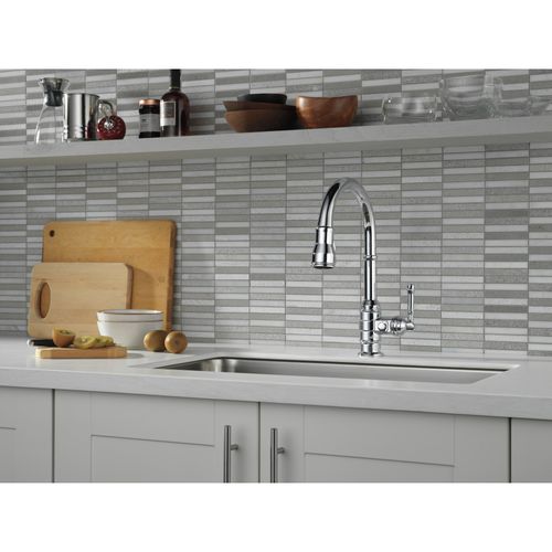 Main product image of Broderick 1-Handle Pull-Down Kitchen Faucet (Chrome), 9190-DST