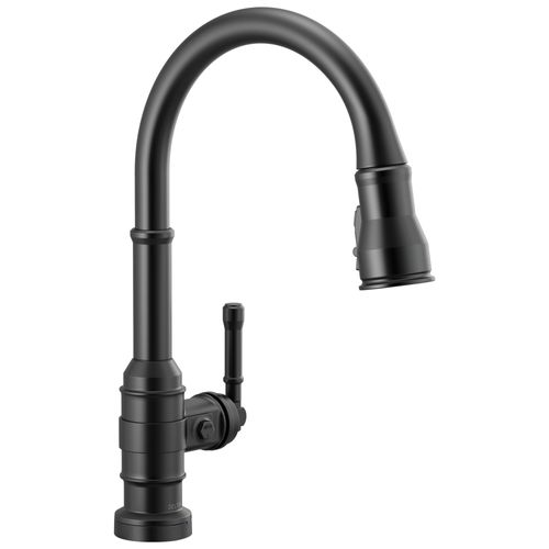 Main product image of Broderick Single Handle Pull-Down Kitchen Faucet With Touch2O Technology, 1.8 GPM (Matte Black), 9190T-BL-DST