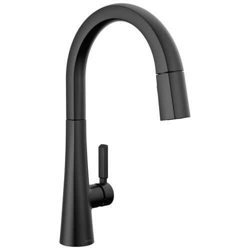 Main product image of Monrovia Single Handle Pulldown Kitchen Faucet (Matte Black), 9191-BL-DST