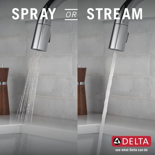 Main product image of Monrovia Single Handle Pull-Down Kitchen Faucet, 1.8 GPM (Lumicoat Chrome), 9191-PR-DST