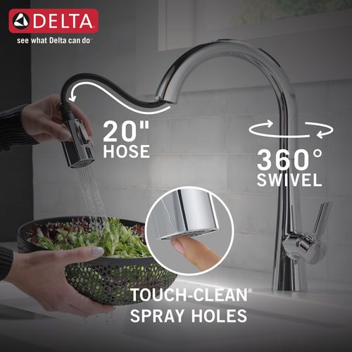 Main product image of Monrovia Single Handle Pull-Down Kitchen Faucet, 1.8 GPM (Lumicoat Chrome), 9191-PR-DST