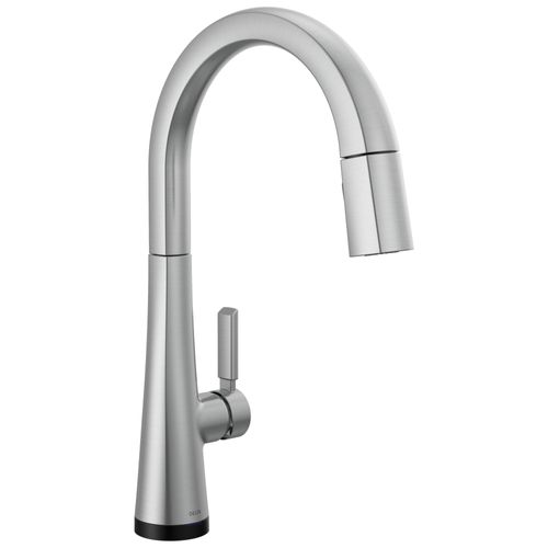 Main product image of Monrovia Single Handle Pulldown Kitchen Faucet w/ Touch2O Technology (Lumicoat Arctic Stainless), 9191T-AR-PR-DST