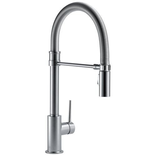 Main product image of Trinsic Single-Handle Pulldown Spring Kitchen Faucet (Arctic Stainless), 9659-AR-DST