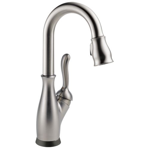Main product image of Leland Single Handle Pulldown Bar/Prep Faucet w/ Touch20 Technology (Spotshield Stainless), 9678T-SP-DST