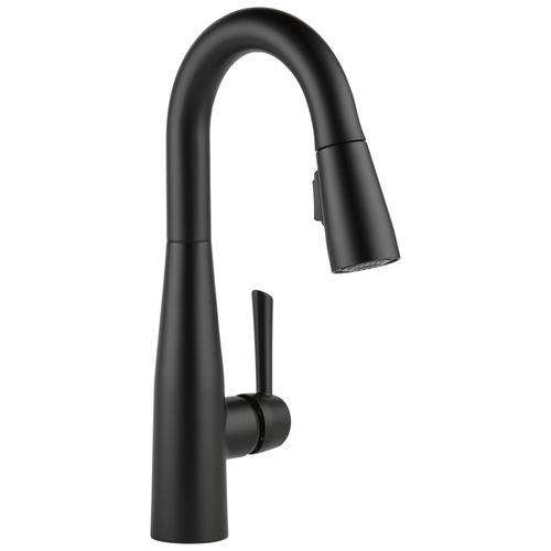 Main product image of Essa Single Handle Pulldown Bar/Prep Faucet (Matte Black), 9913-BL-DST