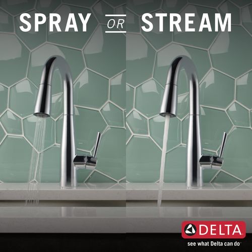 Main product image of Essa Single Handle Pulldown Bar/Prep Faucet (Chrome), 9913-DST