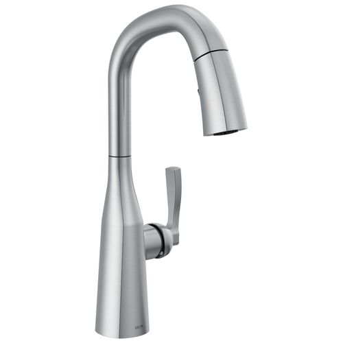 Main product image of Stryke Single Handle Pulldown Bar/Prep Faucet (Lumicoat Arctic Stainless), 9976-AR-PR-DST