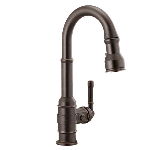 Main product image of Broderick 1-Handle Pull-Down Bar/Prep Faucet (Venetian Bronze), 9990-RB-DST
