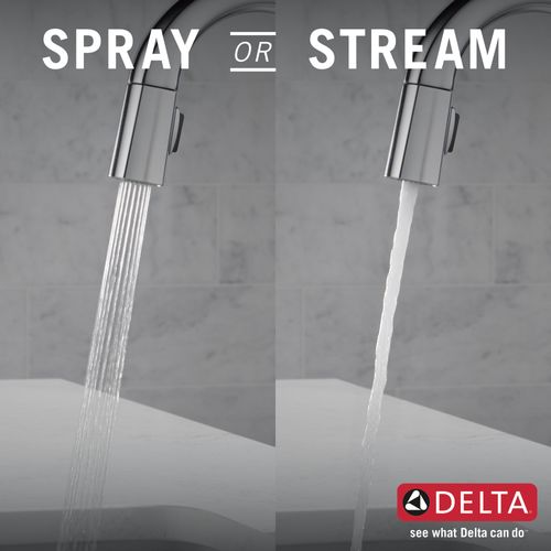 Main product image of Monrovia Single Handle Pull-Down Bar/Prep Faucet, 1.8 GPM (Lumicoat Arctic Stainless), 9991-AR-PR-DST