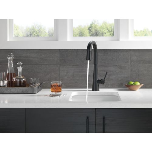 Main product image of Monrovia Single Handle Pull-Down Bar/Prep Faucet, 1.8 GPM (Matte Black), 9991-BL-DST
