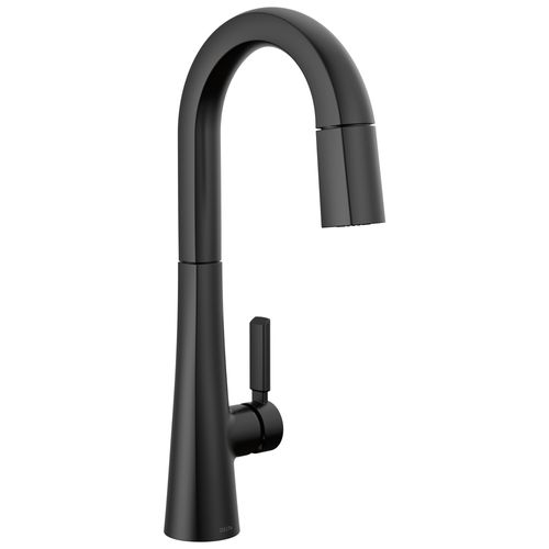 Main product image of Monrovia Single Handle Pull-Down Bar/Prep Faucet, 1.8 GPM (Matte Black), 9991-BL-DST