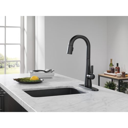 Main product image of Monrovia Single Handle Pull-Down Bar/Prep Faucet with Touch2O Technology, 1.8 GPM (Matte Black), 9991T-BL-DST