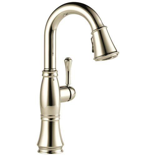 Main product image of Cassidy Single Handle Pulldown Bar/Prep Faucet (Lumicoat Polished Nickel), 9997-PN-PR-DST