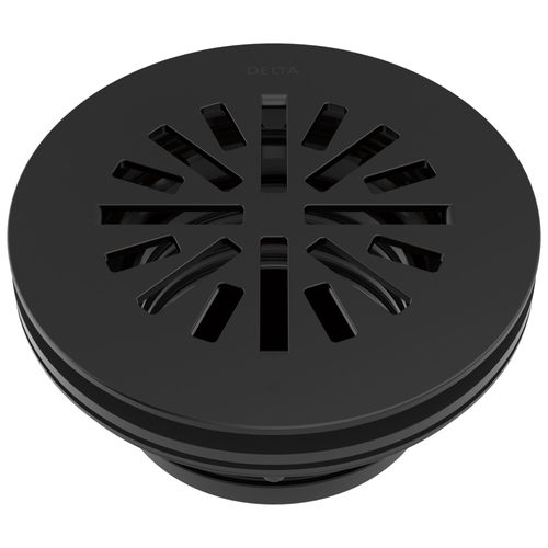 Main product image of 4" Prefab Round Shower Drain, DT051411-BL (Matte Black)