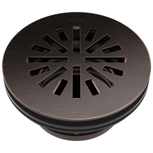 Main product image of 4" Prefab Round Shower Drain (Venetian Bronze), DT051411-RB