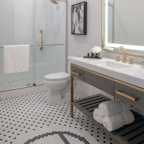 Flange, Shower (Lumicoat Champagne Bronze)