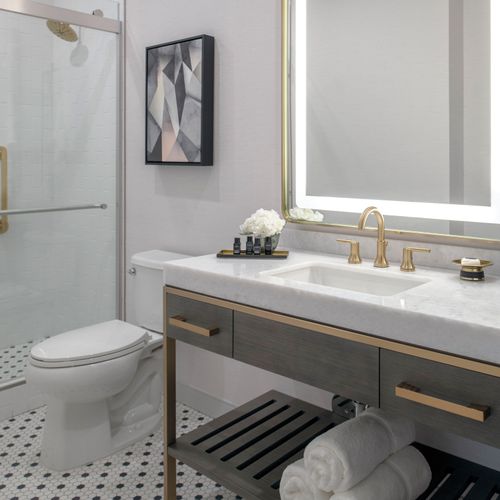 Flange, Shower (Lumicoat Champagne Bronze)