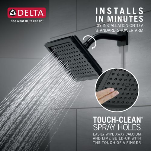 Main product image of RP62283BL Single-Setting Raincan Shower Head (Matte Black)