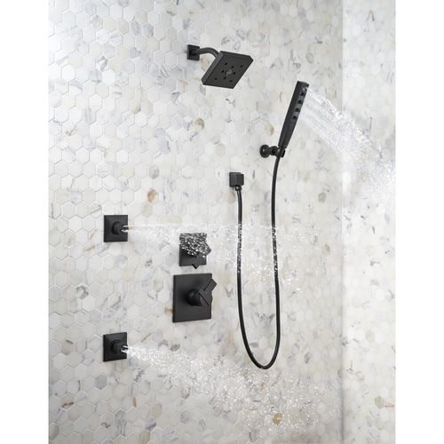 Main product image of HydraChoice Body Spray, H2Okinetic Invigorating Spray Head (Matte Black), SH5002-BL