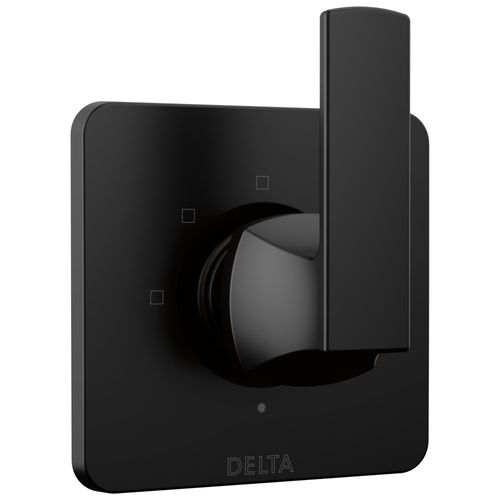 Main product image of Velum 3-Setting 2-Port Diverter Trim, T11837-BL (Matte Black)