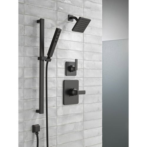 Main product image of Velum 3-Setting 2-Port Diverter Trim, T11837-BL (Matte Black)