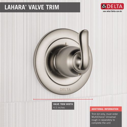 Main product image of Linden 3-Setting 2-Port Diverter Trim (Stainless), T11894-SS